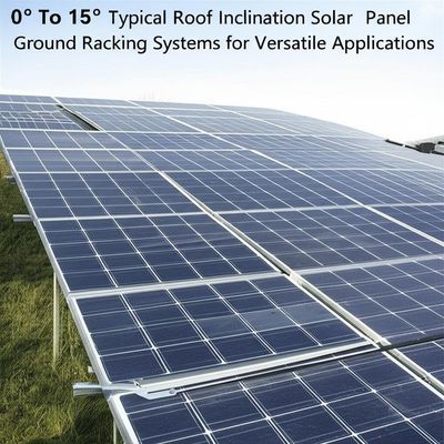 ভালো দাম 0° To 15° Typical Roof Inclination Solar Panel Ground Racking Systems for Versatile Applications অনলাইন