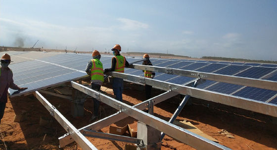 ভালো দাম Tilt Angle 0-60 Degrees Compatible Solar Array Mounting Brackets for Framed or Frameless Modules অনলাইন