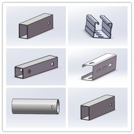 ভালো দাম Hot Dip Galvanized Steel Profile Cold Bend Solar Mount Brace Support Framing অনলাইন