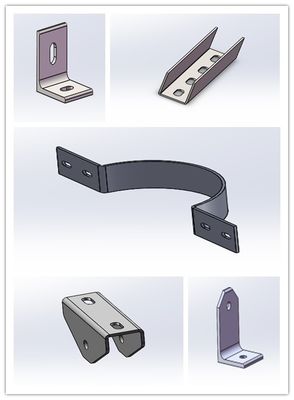 ভালো দাম Customized Solar Mounting Accessories L - Footing Connectors Hooks For Solar Mounting Structure অনলাইন