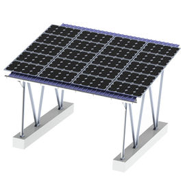 ভালো দাম Ground Residential Solar Carport Kit Steel Brackets Concrete Block Foundation অনলাইন