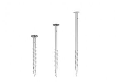 ভালো দাম Customized PV Mounted Steel Screw Piles , High Strength Screw Driven Ground Piles অনলাইন