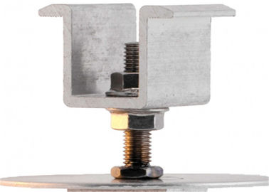 ভালো দাম Adjustable Frameless Solar Panel Earthing Clamps , Commercial Solar Mounting Clamps অনলাইন