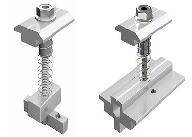 ভালো দাম Photovoltaic Mounting Solar Module Clamps , Aluminum PV Solar Panel Mid Clamps অনলাইন