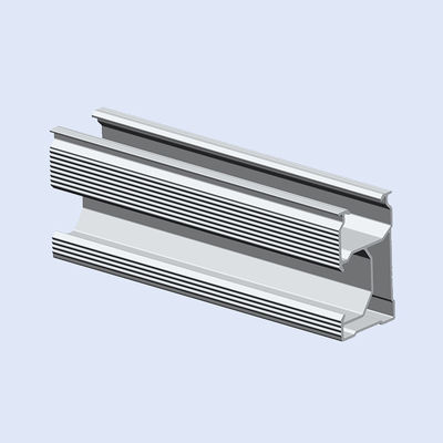 ভালো দাম Extruded Aluminum Slotted Rail For Photovoltaic Module Mounting Systems OEM অনলাইন
