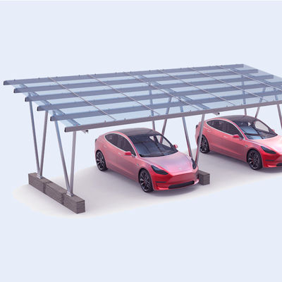 ভালো দাম Residential Carport Solar Systems Aluminum Alloy  PV Panel Support System 130mph Wind Load Custom Size Car Shed Parking অনলাইন