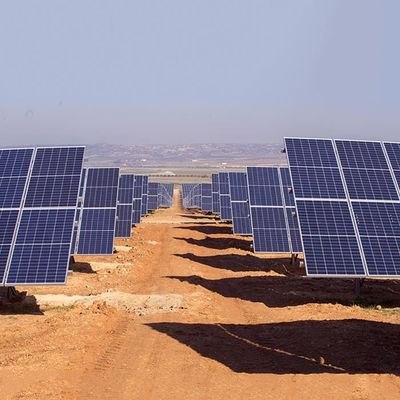 ভালো দাম Natural Photovoltaic System Hot Dip Galvanized Thickness 0.5mm -15mm Solar Panel Ground Mounting Brackets অনলাইন