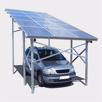 ভালো দাম Flexible Galvanized Steel 20kw Solar Carport Structures অনলাইন