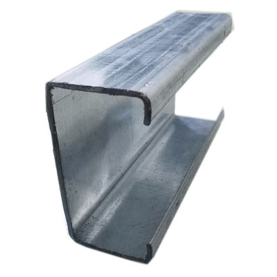 ভালো দাম Q235 Q345 Galvanized Steel Channel Sections For Mounting Stand Racking Brackets অনলাইন