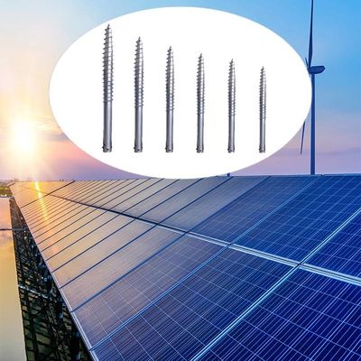 ভালো দাম Hot Dip Galvanized Ground Screw Piles 2.75mm 3mm 3.5mm Thickness অনলাইন