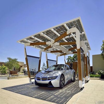 ভালো দাম 10-60° Galvanized Steel PV Solar Carport Mounting Systems অনলাইন