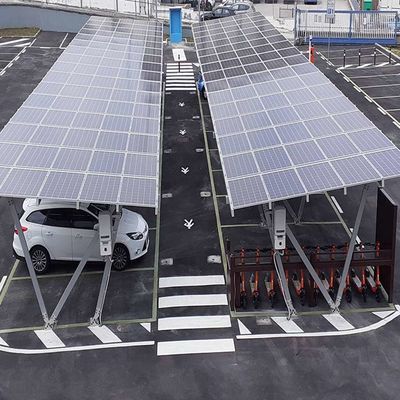 ভালো দাম Lightweight Anticorrosive Steel Frame Carport Solar Systems অনলাইন