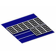 ভালো দাম Corrugated Metallic Tile Roof Solar Mounting System Standing Seam Trapezoidal Lysaght Aluminum অনলাইন