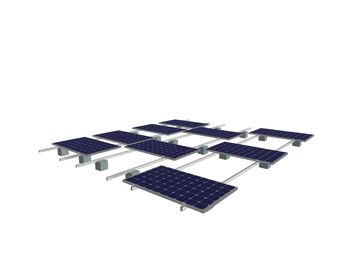 ভালো দাম Sloped Solar Panel Roof Mounting Systems Anti - Corrosion 130mph Wind Load Framed অনলাইন