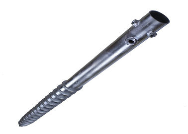 ভালো দাম 76*1600/2000/2500 Ground Screw Piles Solar Panel Mounting System Foundation অনলাইন