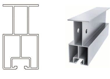 ভালো দাম Customized Size Aluminum Slotted Rail Roof Open Field Anodized Surface Treatment অনলাইন