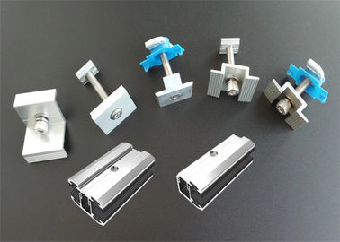 ভালো দাম Open Ground Solar Panel Earthing Clamps Home Rail Components Customized Length অনলাইন