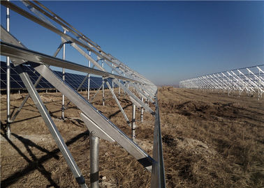 গুণ 1.4KN/M2 Ground Mount Solar Racking Systems , Framed Solar Power Energy System কারখানা