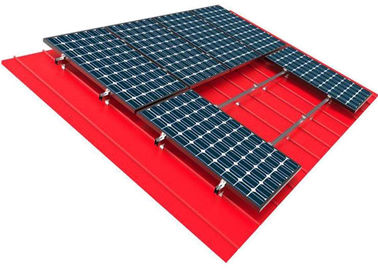 ভালো দাম 10kw Solar Panel Roof Mounting Systems Pitched Corrugated Trapezoidal Standing Seam PV Structure অনলাইন