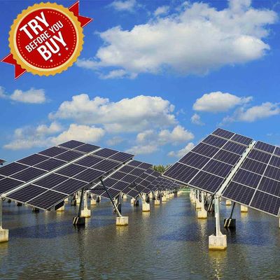 ভালো দাম Rust Protection PV Mounting Brackets Fishing-Light Complementary Solar Panel Ground Mounting System For Fish Farm অনলাইন