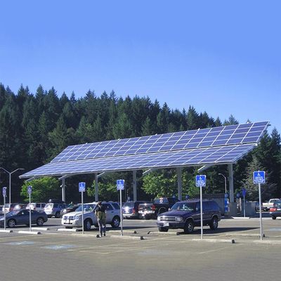 ভালো দাম Commercial Carport Solar Systems Arrays Support EPC Aluminium Steel Q345B Al6005 অনলাইন