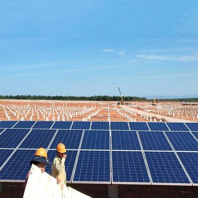 ভালো দাম Natural Hot Dip Galvanized 6mm Solar Panel Ground Mounting Systems অনলাইন
