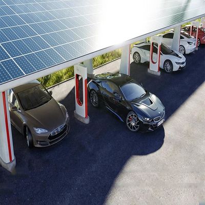 ভালো দাম Anodized Aluminum On Off Grid PV residential solar carport kit অনলাইন