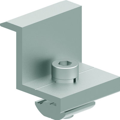 ভালো দাম Open Ground 6063,6005 Customized Solar Panel Earthing Clamps Home Rail Components For PV Systems অনলাইন