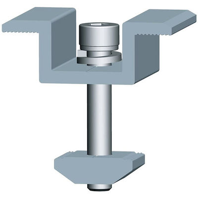 ভালো দাম Roof & Ground Aluminum Mid End Solar Panel Clamps Solar System Components অনলাইন
