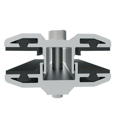 ভালো দাম Aluminum Alloy Solar Panel Clamps Extrusion Profile Frame Bracket Double Glass Module Solar System Components অনলাইন