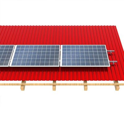 ভালো দাম 0° To 15° Typical Easy and quick Installation Rustproof Reusable Flat Solar Mounting Brackets For PV Plant Systems অনলাইন