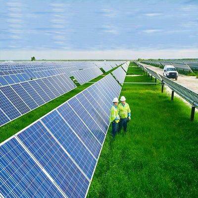 ভালো দাম Natural Or Customized Galvanized Stainless Metal Solar Photovoltaic Ground Mounting Systems অনলাইন