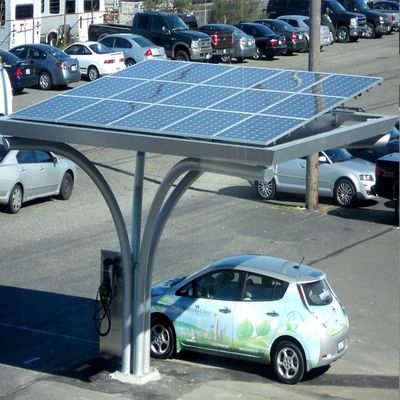 ভালো দাম Open Ground Waterproof Anodized Galvanized Solar Carport Structures অনলাইন