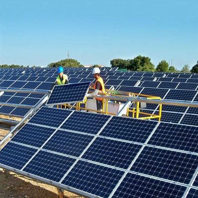 ভালো দাম Hot Dip Galvanizing & Anodized PV Ground Support Systems 10-60 Degrees অনলাইন