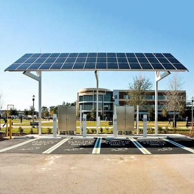 ভালো দাম Flexible 5deg-15deg 2.5~3m Width Single Multi Carport Solar Systems অনলাইন