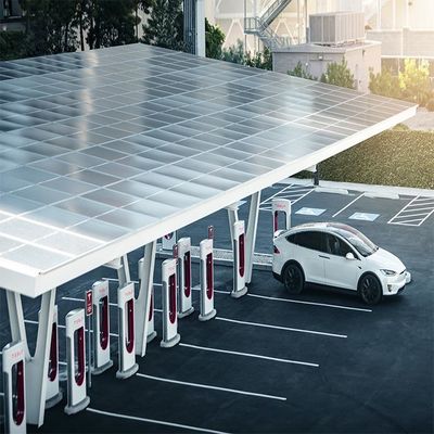 ভালো দাম Galvanized Anodized Surface SS304 PV Solar Carport Structures অনলাইন