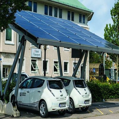 ভালো দাম 5deg 10deg 15deg Anodized Aluminum Carport Solar Systems For Landscape অনলাইন