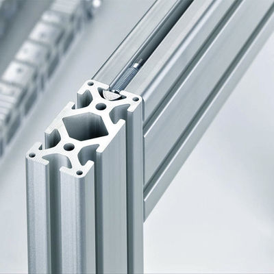 ভালো দাম 2560mm 3405mm 4200mm Anodized Aluminum Slotted Rail অনলাইন