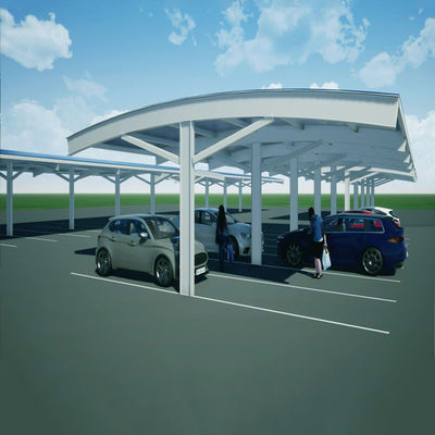 ভালো দাম 15deg Tilting BIPV Solar Panel Racking Systems For Carport অনলাইন