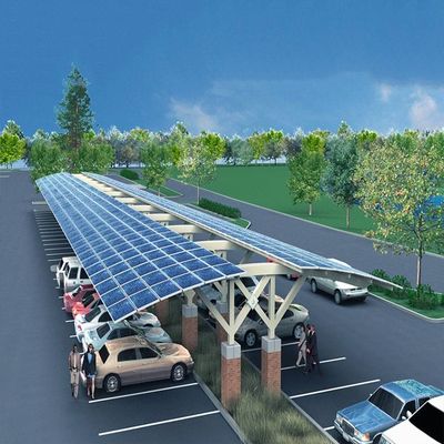 ভালো দাম Solar Parking Lot Anodized Aluminum PV Mounting Structures অনলাইন
