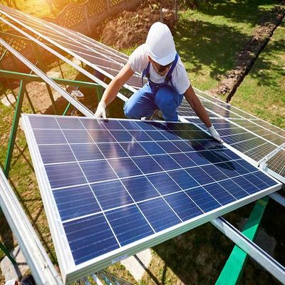 ভালো দাম Anodized Q235 Steel Ground Mounted Solar Structure অনলাইন
