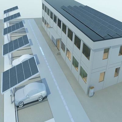 ভালো দাম 5deg Galvanized Carport Solar Panel Mounting Structures অনলাইন