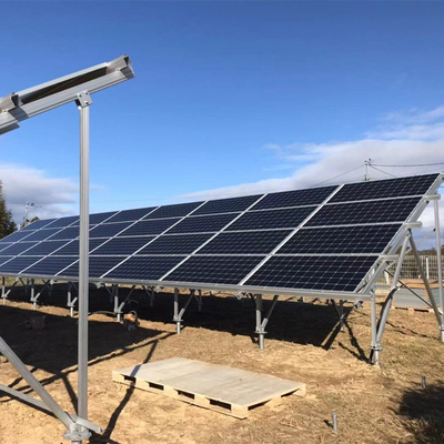 ভালো দাম Hot Dip Galvanized Q235B / Q345B steel photovoltaic mounting system solar ground mounting bracket অনলাইন