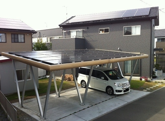 ভালো দাম Full Installation anodized Car Park Solar Panel Ground Mounting System অনলাইন
