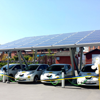 ভালো দাম Pv Module Carport Solar Mounting System Ground Mounted for Car parking solar structure অনলাইন
